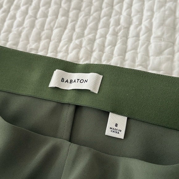 Aritzia Babaton Pieta Skirt Sencha Green - Picture 4 of 4